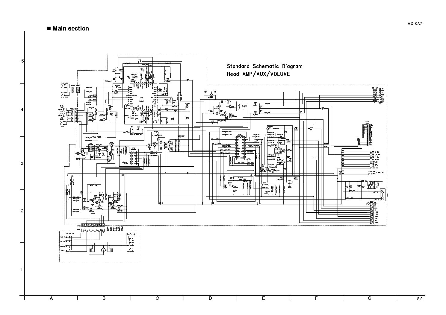 Принципиальная электрическая схема jvc JVC MX-KA7SCH Service Manual download, schematics, eeprom, repair info for elect