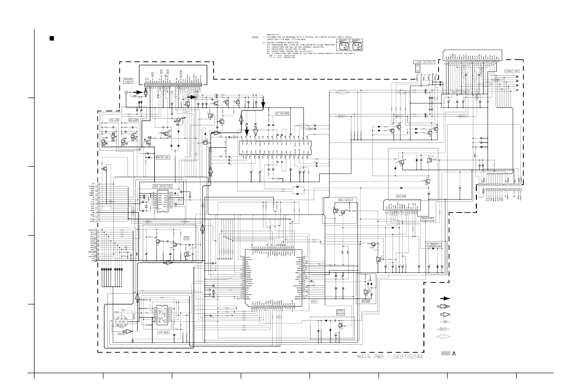 Принципиальная электрическая схема jvc Page 33 of JVC Car Stereo System KS-FX725R User Guide ManualsOnline.com