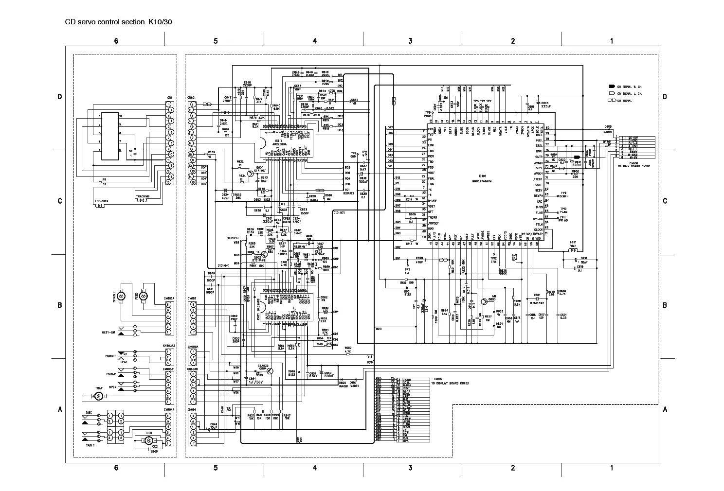 Принципиальная электрическая схема jvc JVC MX-K10U SCH Service Manual download, schematics, eeprom, repair info for ele