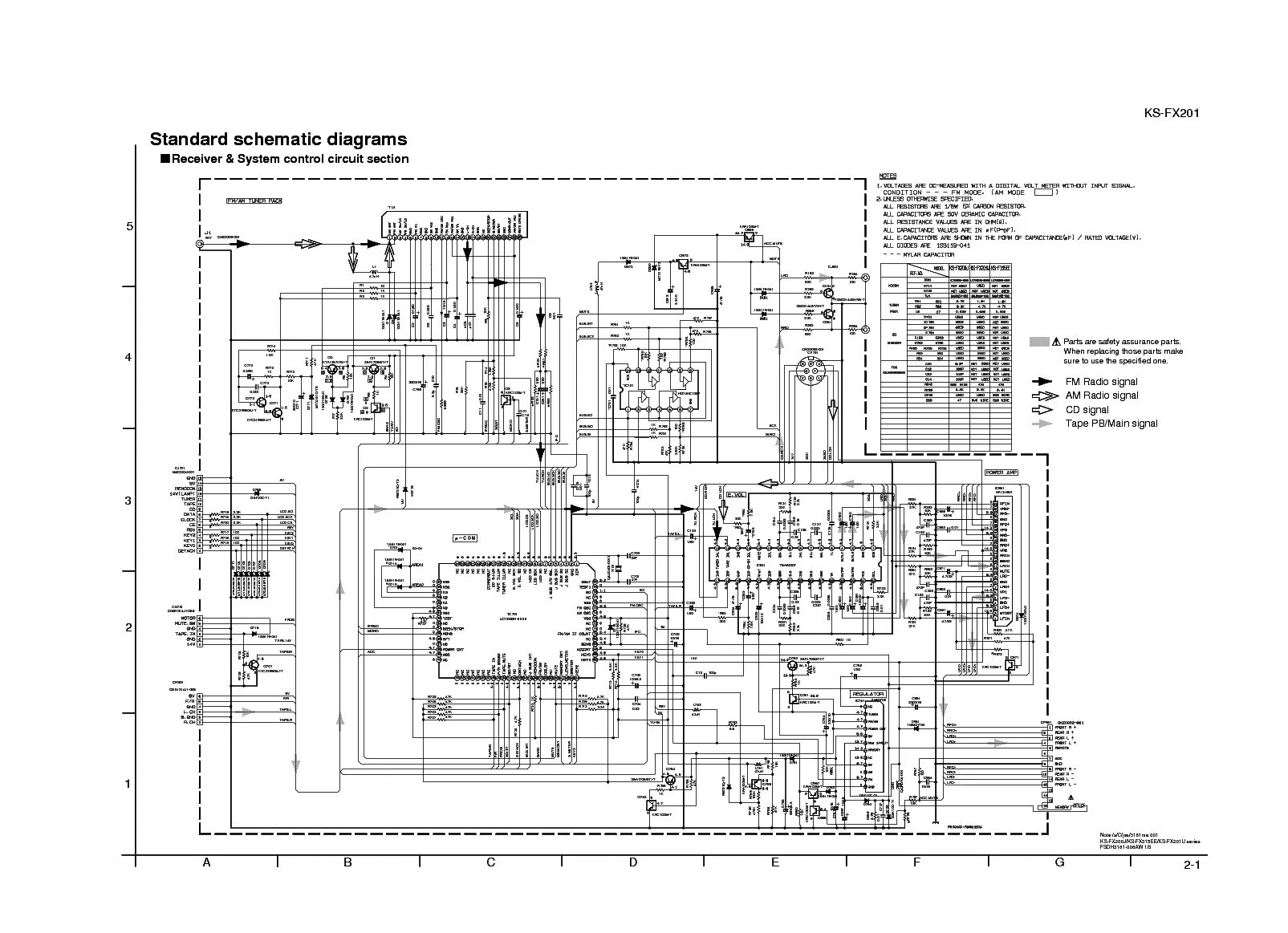 Принципиальная электрическая схема jvc JVC KD-G317 SCH Service Manual download, schematics, eeprom, repair info for ele