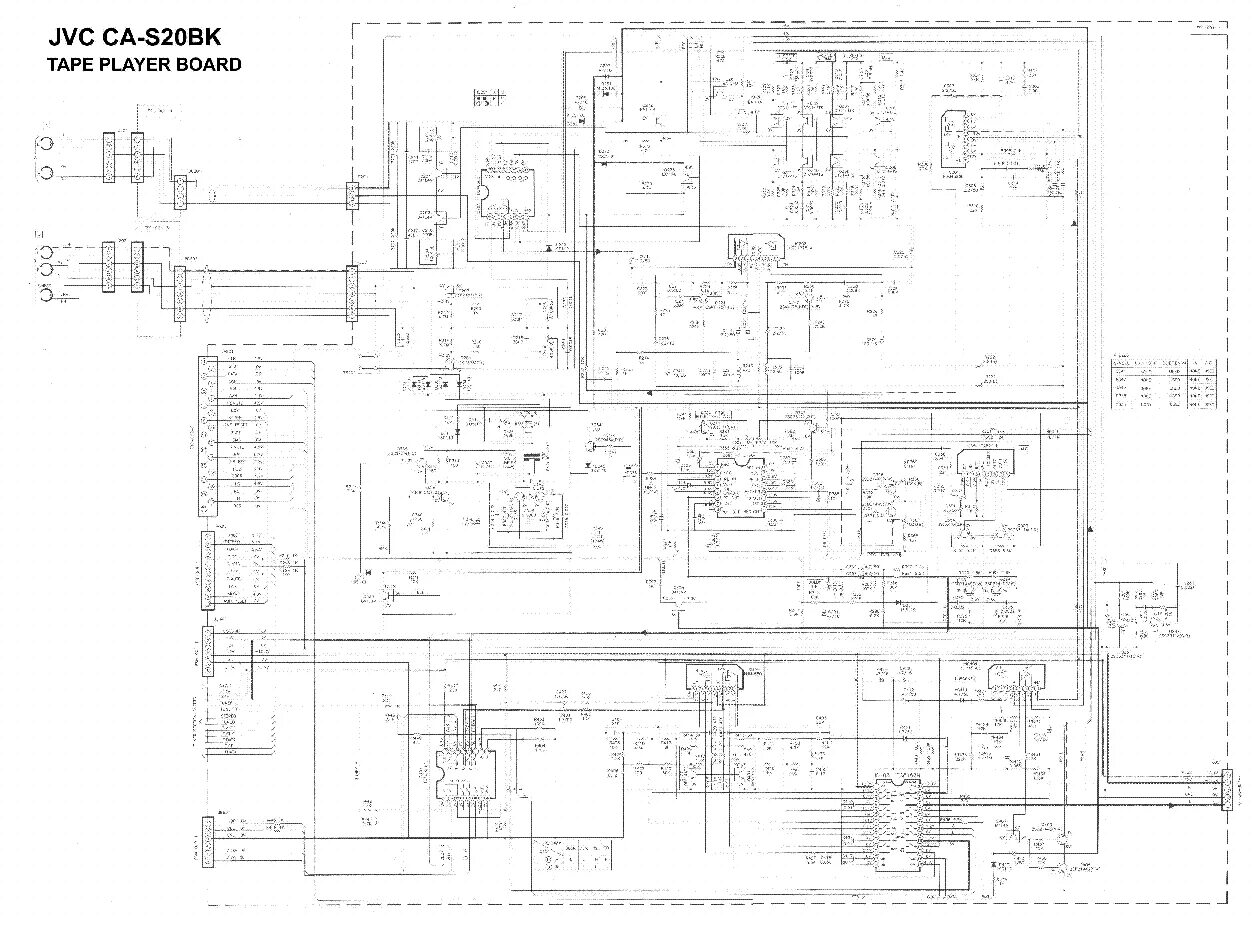 Принципиальная электрическая схема jvc JVC KD-A525J,KD-BTP50J,KD-BTP52U,KD-R520J,KD-R521E,KD-R521EU,KD-R521EY,KD-R524UI