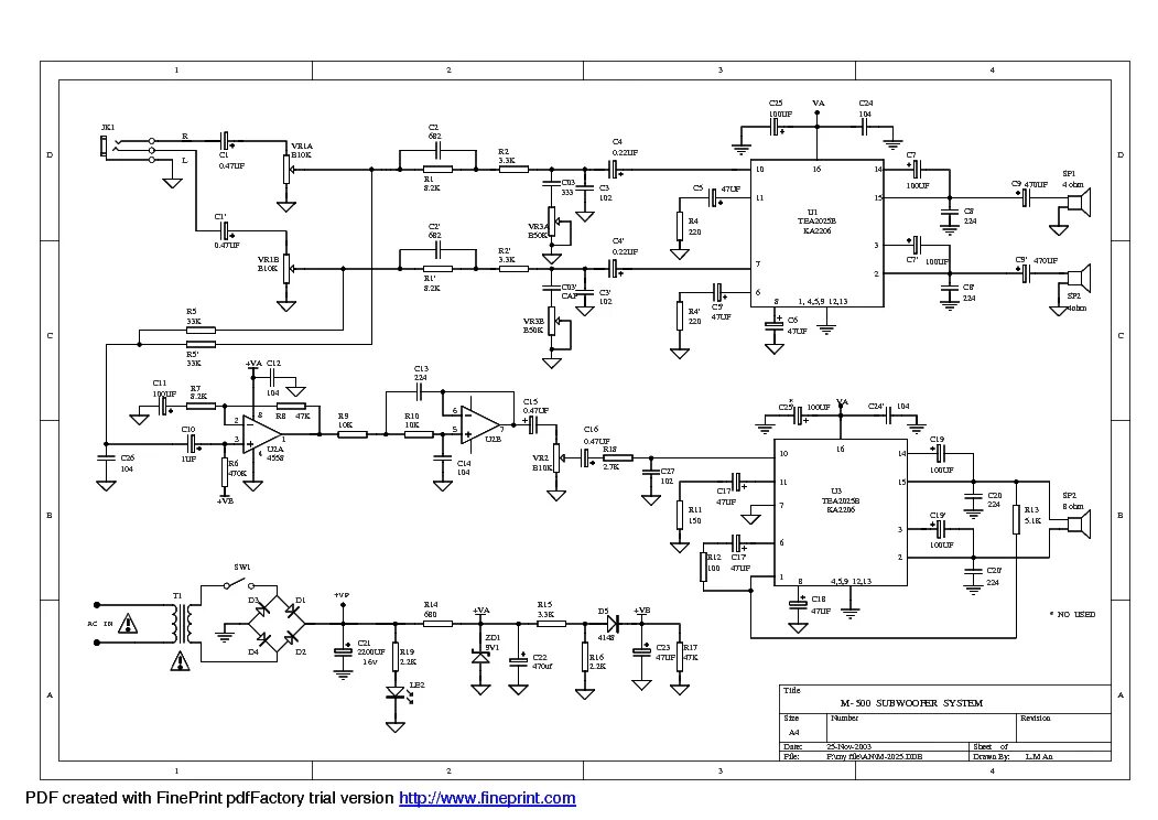 Принципиальная электрическая схема колонки MICROLAB X10D Service Manual download, schematics, eeprom, repair info for elect