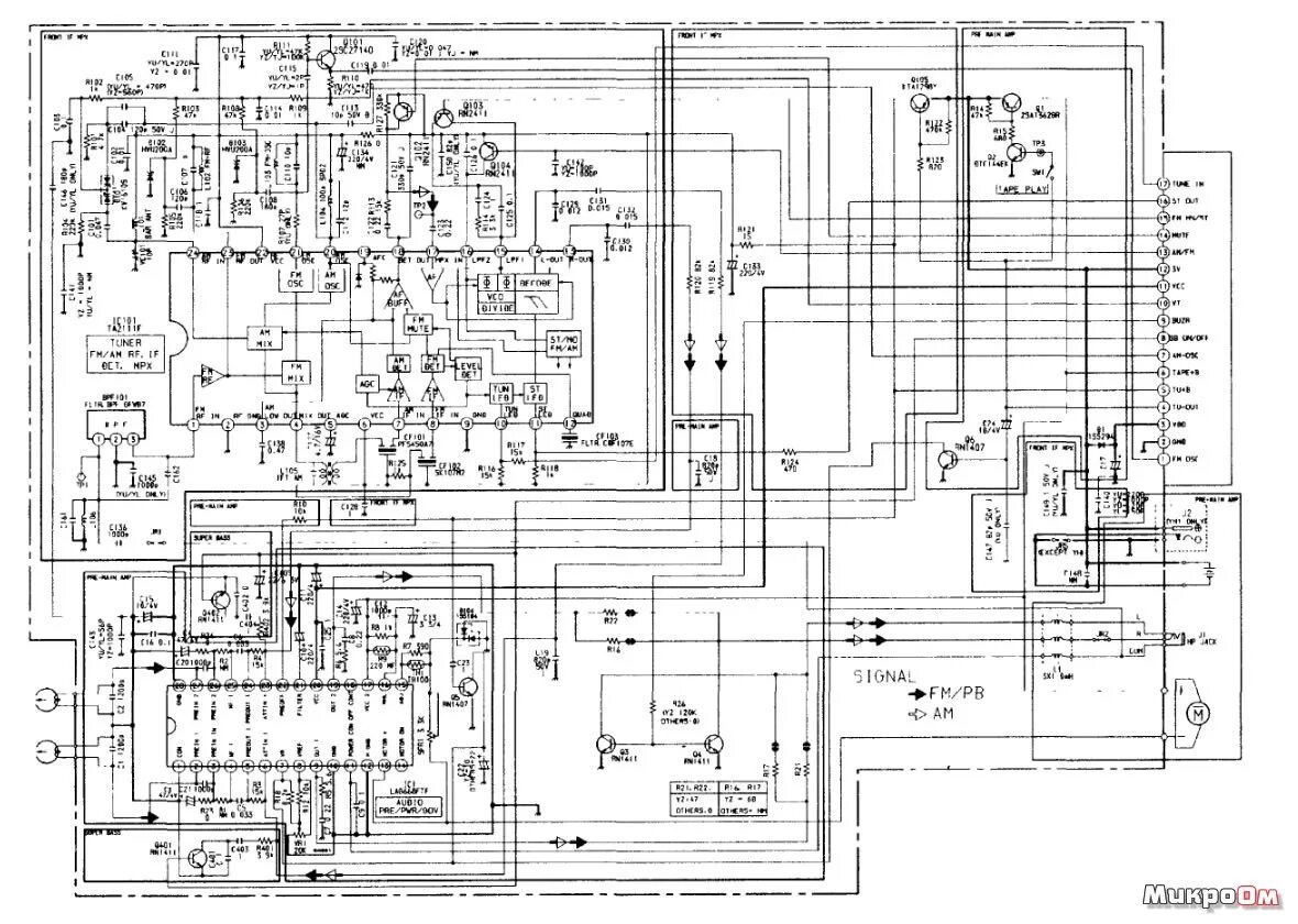 Принципиальная электрическая схема магнитофона lg 735h Схема магнитолы lg tch m550 - фото - АвтоМастер Инфо