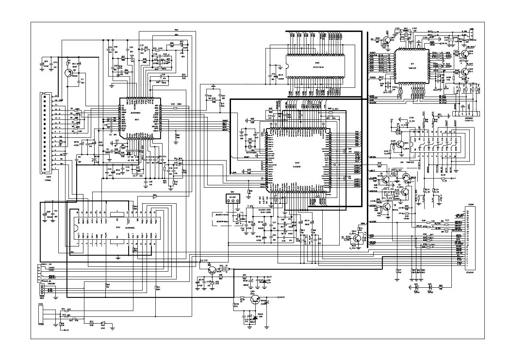 Принципиальная электрическая схема магнитолы MYSTERY MCD-585MP Service Manual download, schematics, eeprom, repair info for e