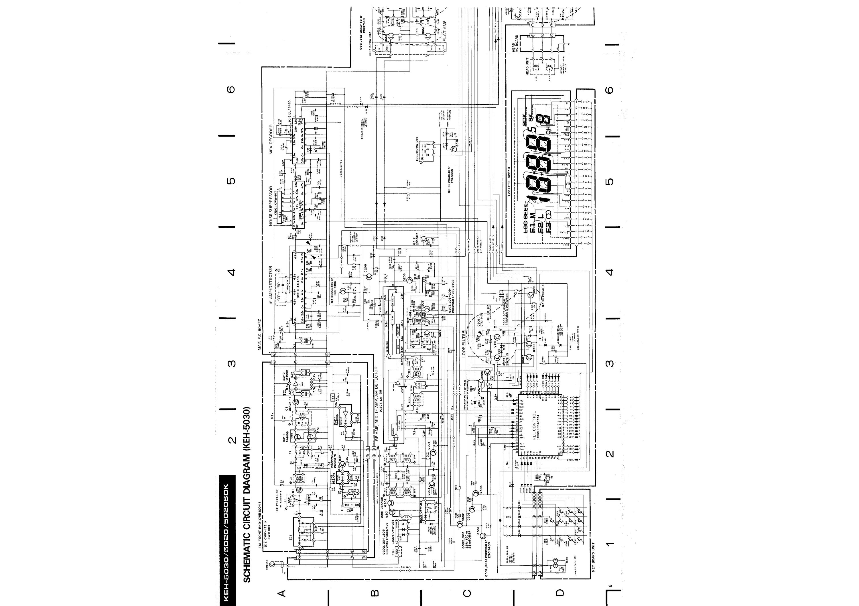 Принципиальная электрическая схема магнитолы keh 3900r Принципиальная схема автомагнитолы пионер