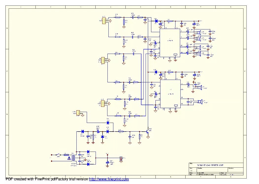 Принципиальная электрическая схема microlab m 108 MICROLAB M-860 AMPLIFIER SCH Service Manual download, schematics, eeprom, repair