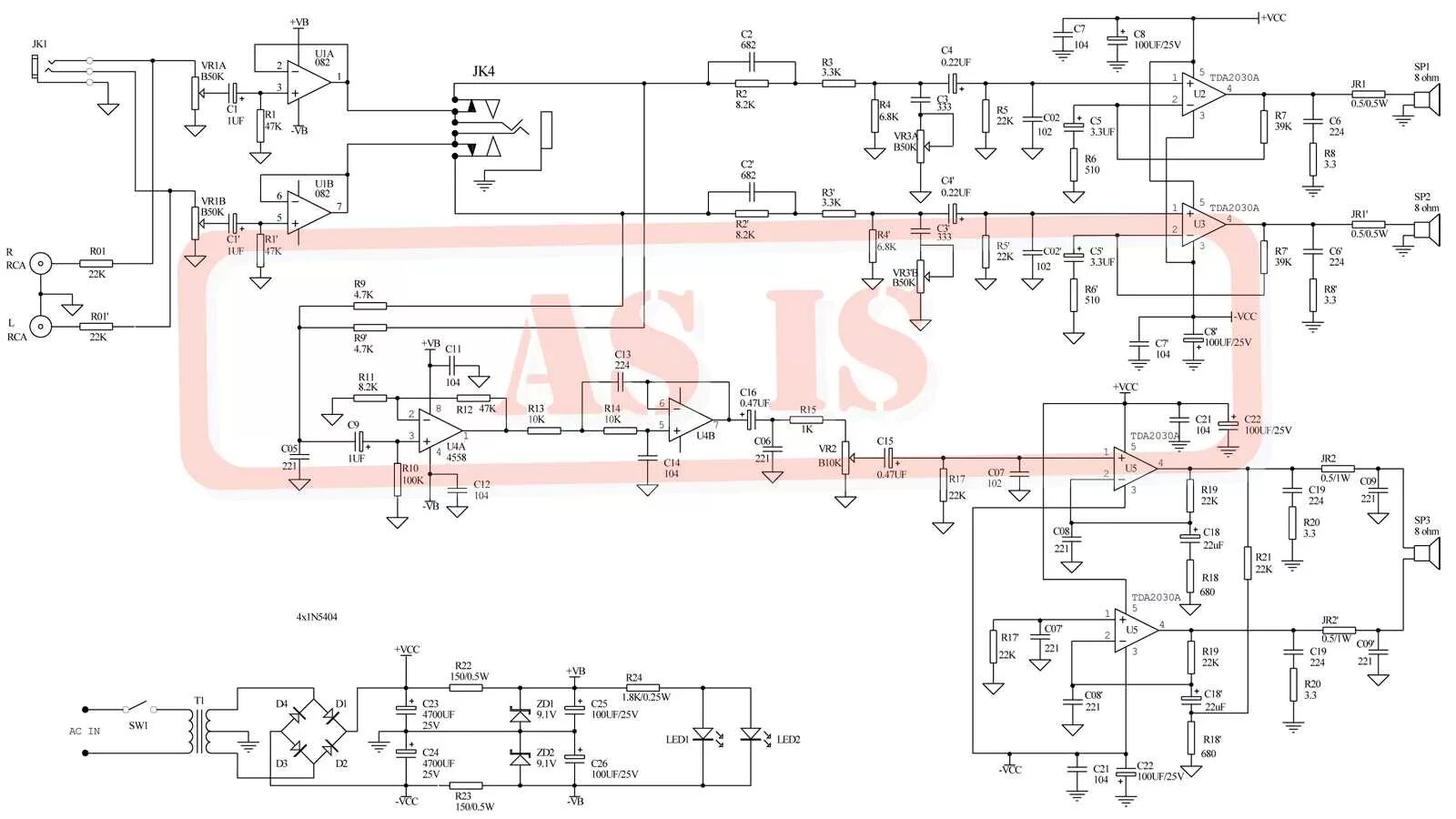 Принципиальная электрическая схема microlab m 108 Ответы Mail.ru: Hifi усилитель на tda2030a