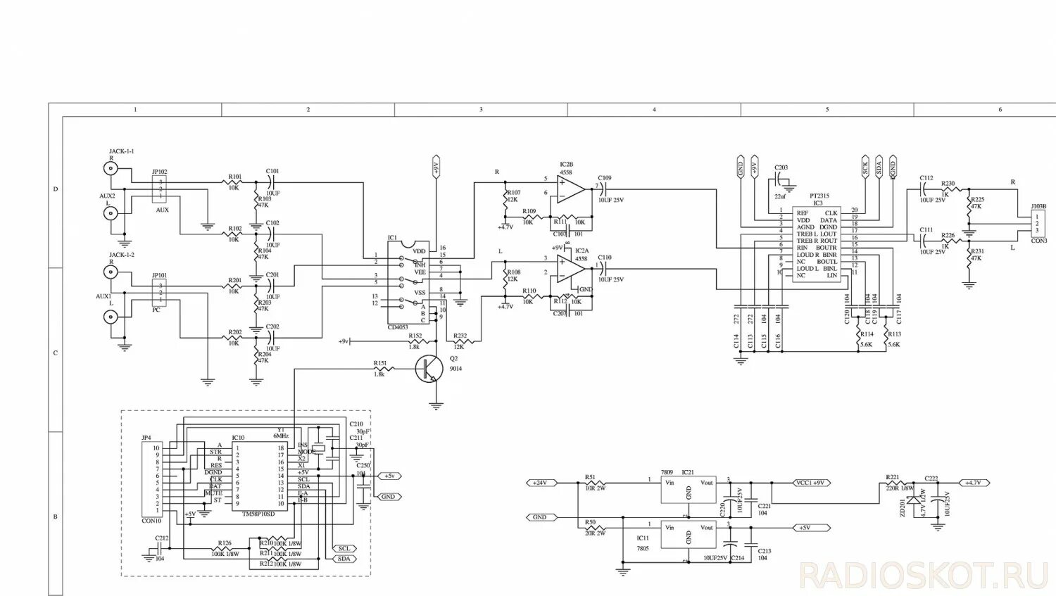 Принципиальная электрическая схема microlab m 108 Усилитель Microlab Pro1 не выводит звук - Форум радиолюбителей