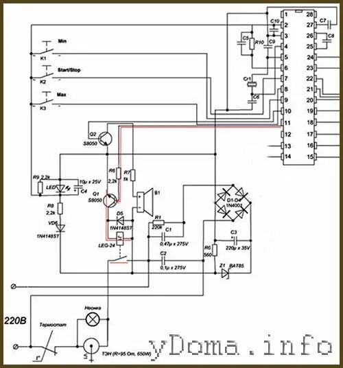 Принципиальная электрическая схема мультиварки Tm3p9454xx v05 мультиварка схема