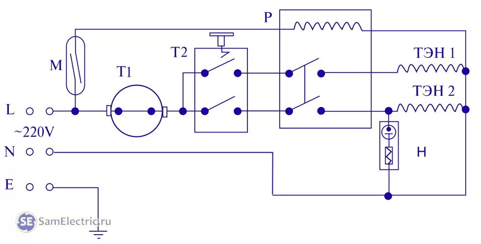 Принципиальная электрическая схема нагревателя Устройство и принцип работы проточного водонагревателя Термекс - СамЭлектрик.ру