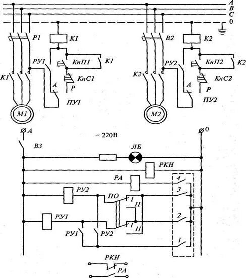 Принципиальная электрическая схема насоса Электрические схемы станций