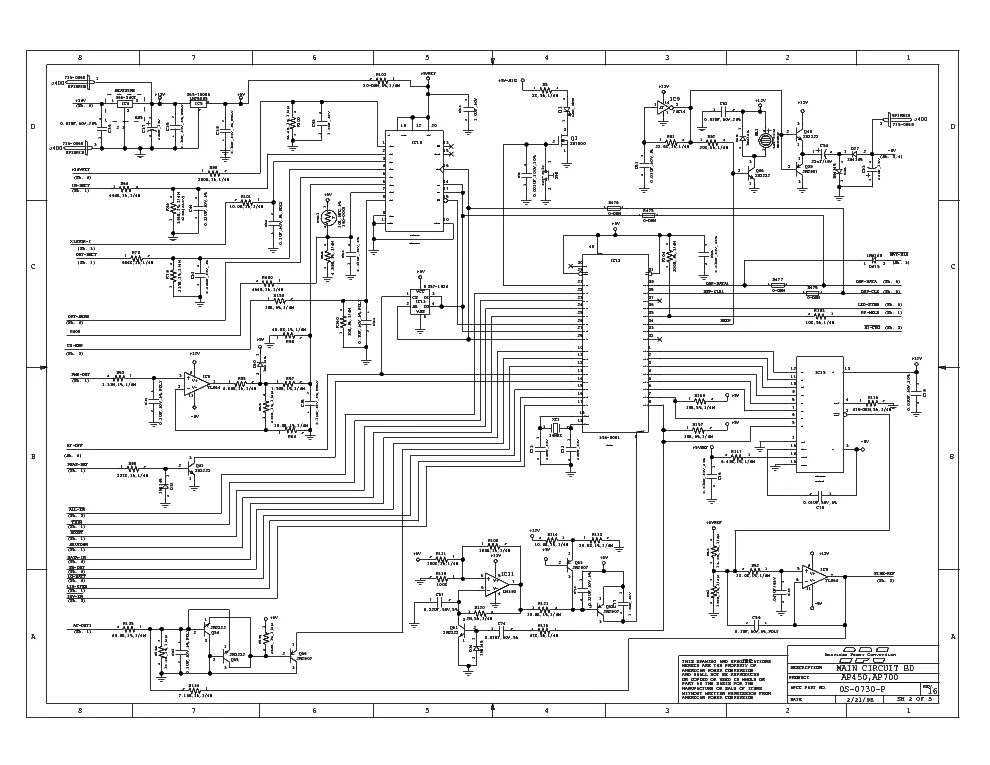 Принципиальная электрическая схема нейлера аккумуляторного APC UPS 450 620 700 Service Manual download, schematics, eeprom, repair info for