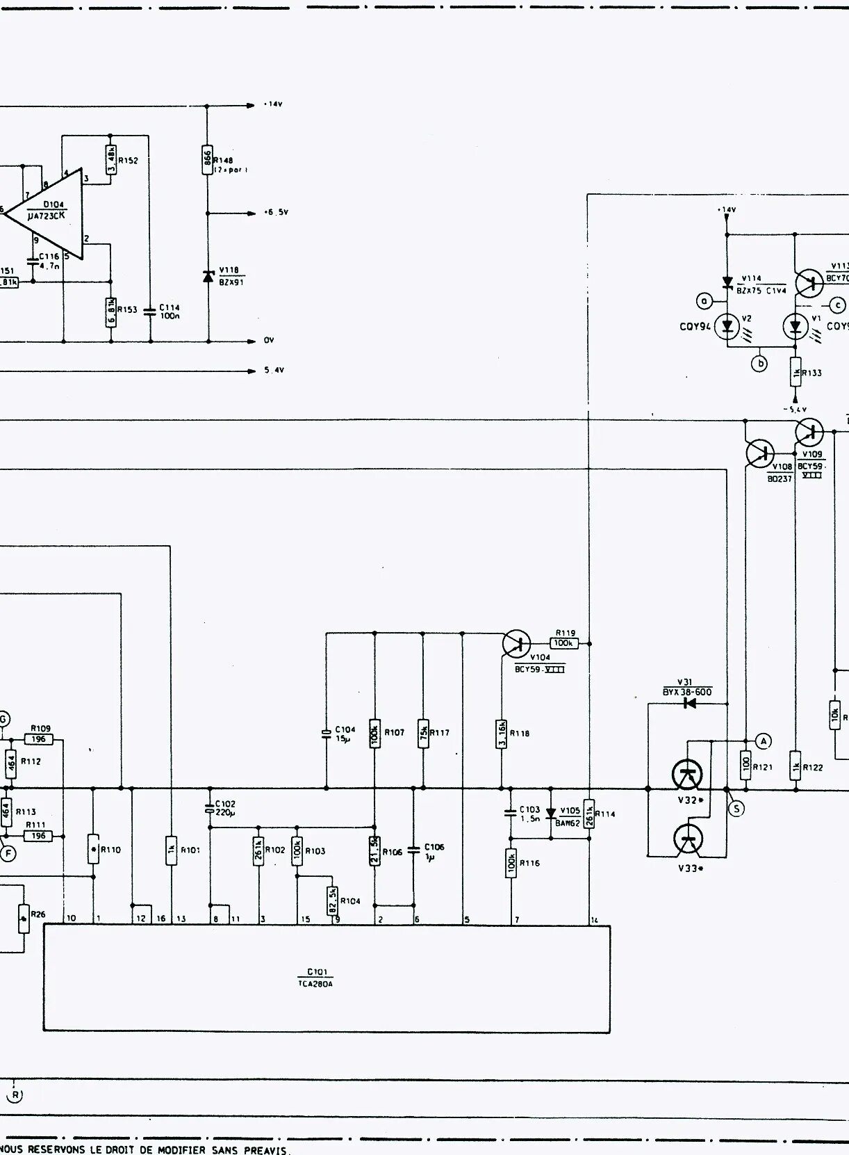 Принципиальная электрическая схема парогенератора филипс Service manual : philips pe1539 /40/41 Scannen0009.jpg, copy of the schematics f