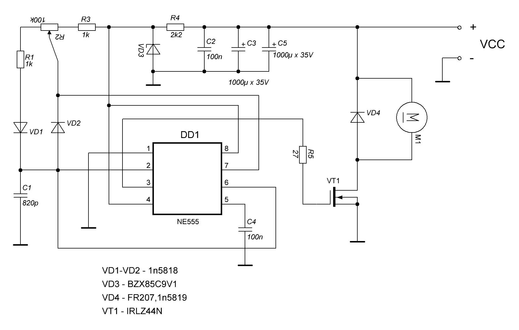 Принципиальная электрическая схема пид регулятора оборотов PWM controller for PCB drilling machine Hackaday.io