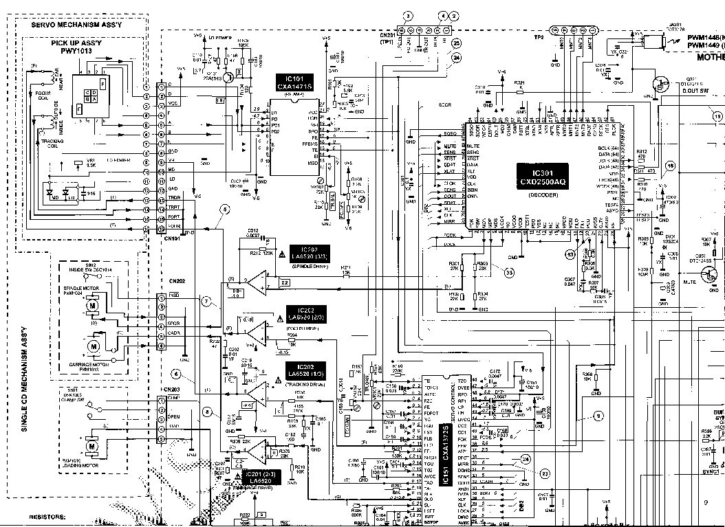 Принципиальная электрическая схема pioneer bdr 206dbk PIONEER SX-305RDS Service Manual download, schematics, eeprom, repair info for e