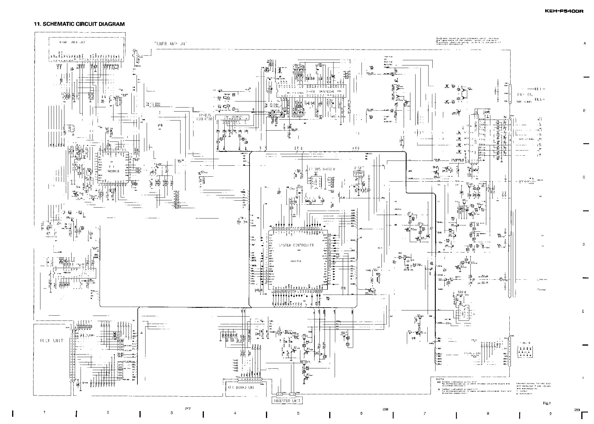 Принципиальная электрическая схема pioneer bdr 206dbk PIONEER KEH-P5400R Service Manual download, schematics, eeprom, repair info for 