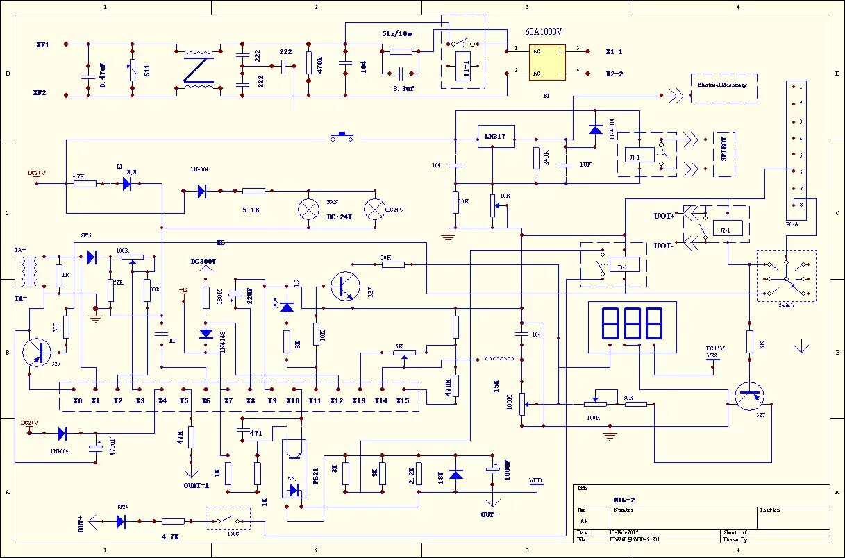 Принципиальная электрическая схема платы gp179 сварочного аппарата Контент aleks46 - Форум по радиоэлектронике