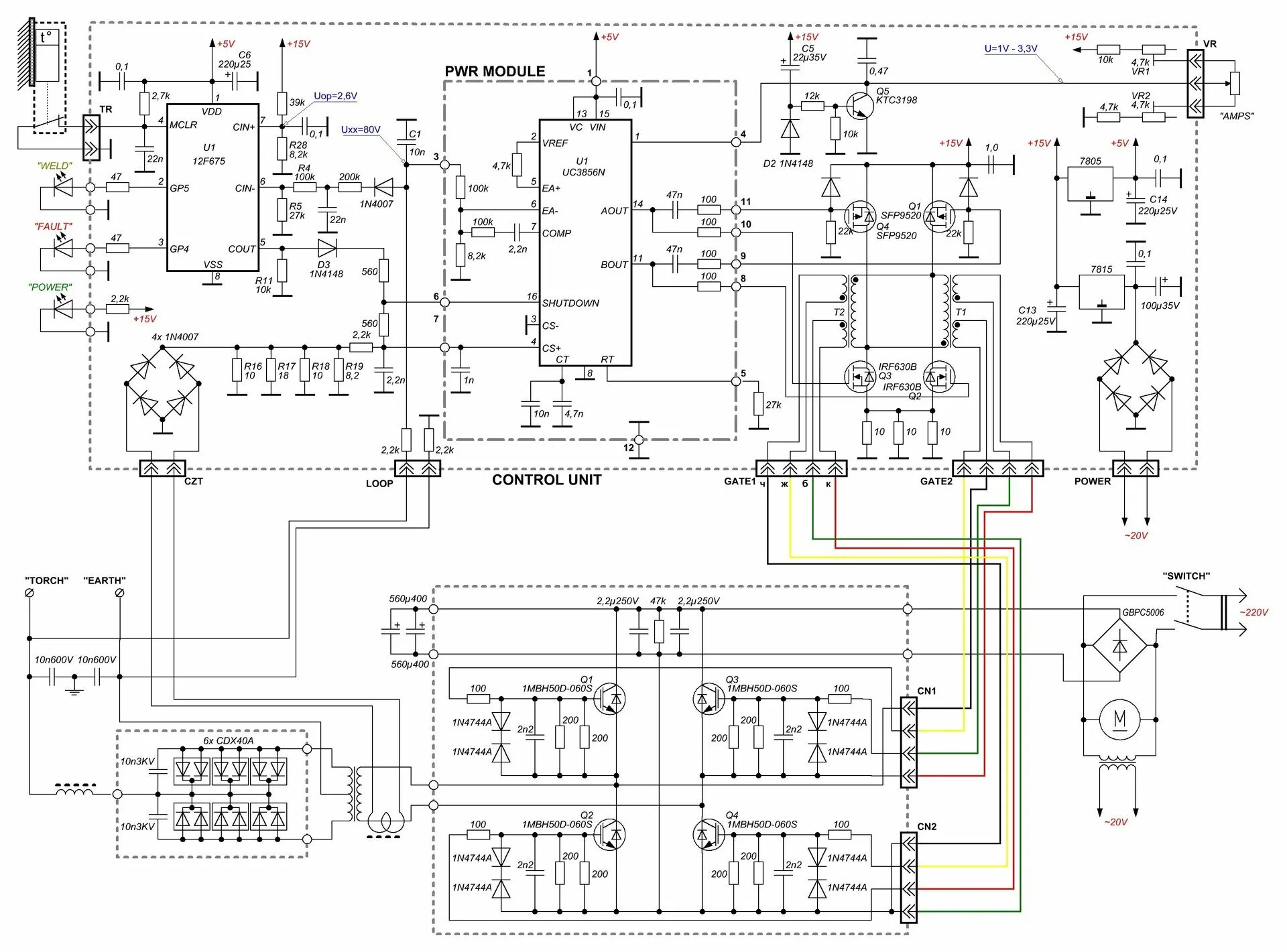 Принципиальная электрическая схема преобразователя бустер 12/24в 200а - Страница 6 - Сварочные аппараты и мощные сетевые инверторы 