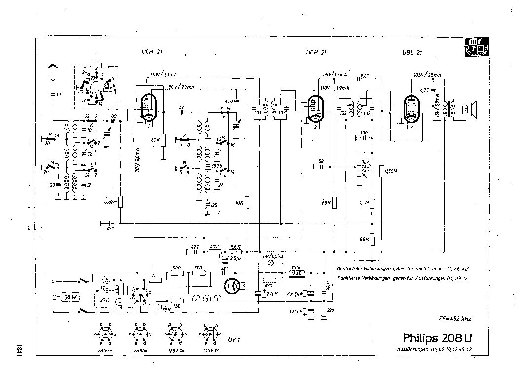 Принципиальная электрическая схема радиоприемник philips aw7792 14m PHILIPS 208U RADIO SCH Service Manual download, schematics, eeprom, repair info 