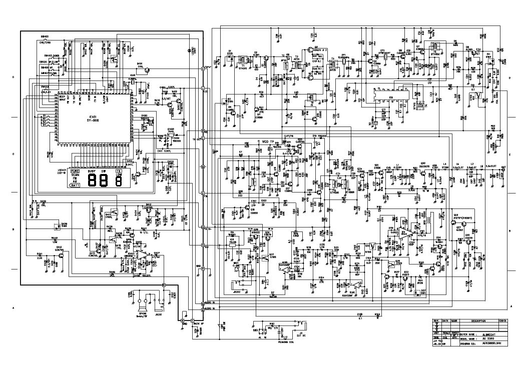 Принципиальная электрическая схема радиоприемник philips aw7792 14m ALBRECHT AE 2380 CB Service Manual download, schematics, eeprom, repair info for