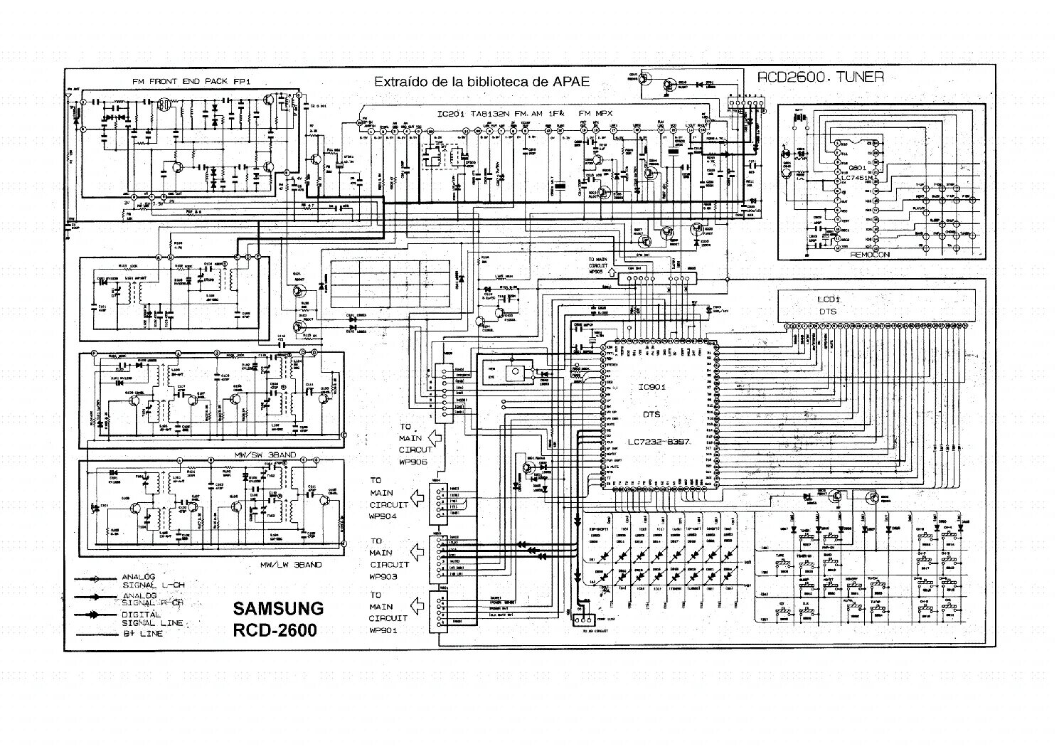 Принципиальная электрическая схема самсунг rcd m55g SAMSUNG RCD2600 SCH Service Manual download, schematics, eeprom, repair info for