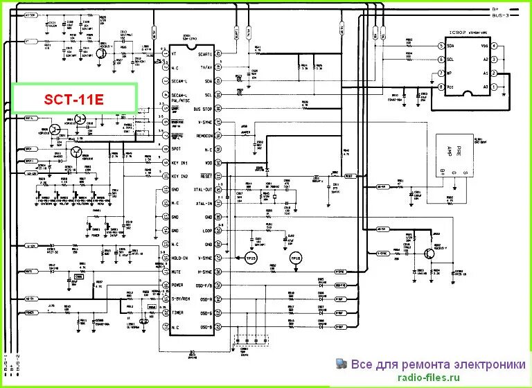 Принципиальная электрическая схема samsung yepp rm sf50 Шасси SCT11E схема