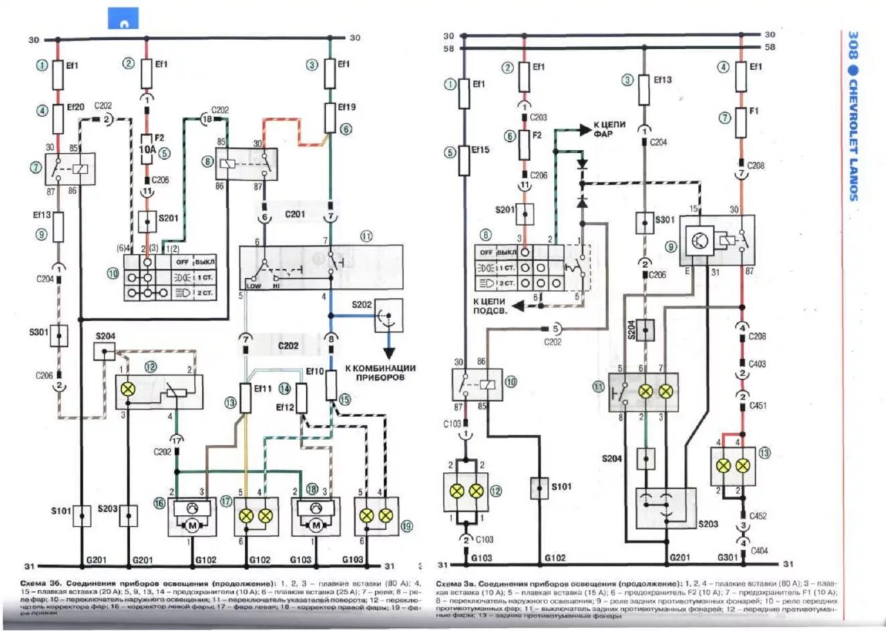 Принципиальная электрическая схема шевроле Принципиальная схема. Соединения приборов освещения Chevrolet Lanos - Форум Auto