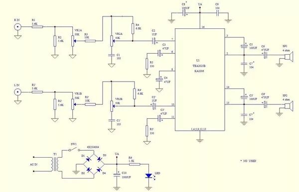 Принципиальная электрическая схема sp j10 Ответы Mail.ru: помогите с усилителем. у меня завалялась микруха ka2206n дайте с