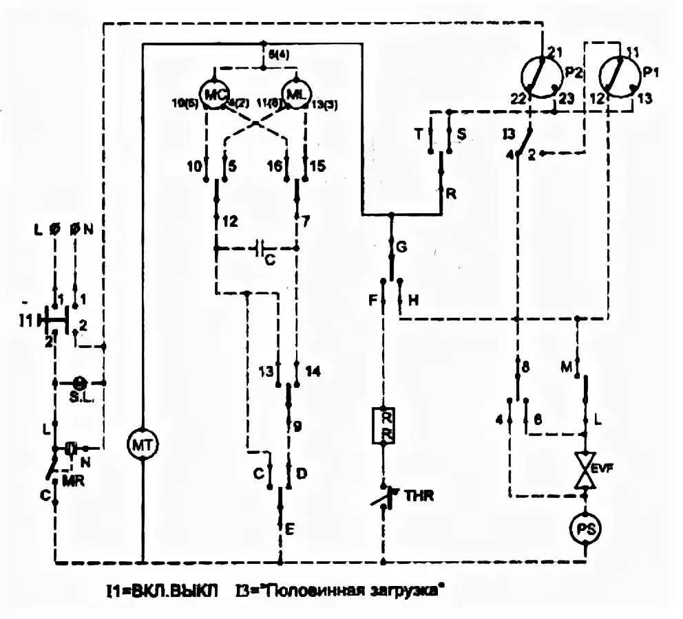 Принципиальная электрическая схема стиральной индезит Схемы стиральных машин Indesit Компания "Наш мастер"