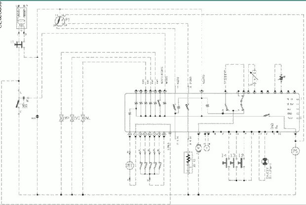 Принципиальная электрическая схема стиральной индезит и снова INDESIT W104;-)