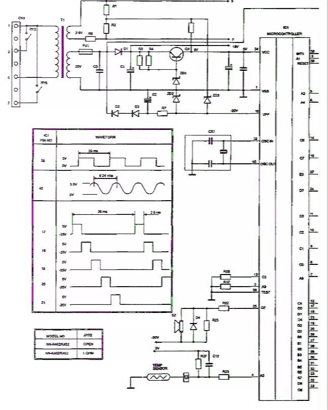 Принципиальная электрическая схема свч панасоник nn sd381s Схема микроволновки: найдено 88 изображений