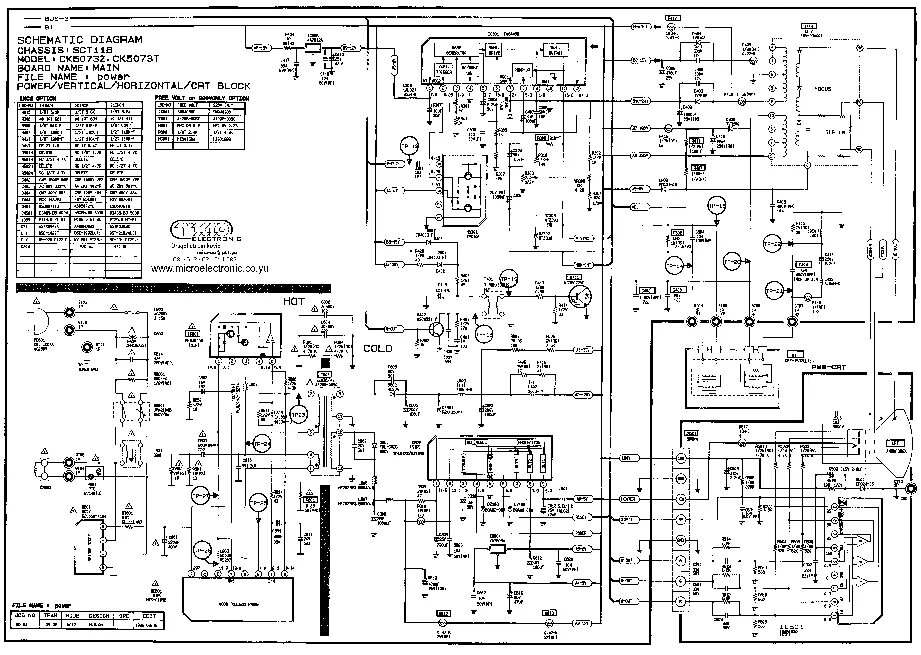 Принципиальная электрическая схема телевизора samsung SAMSUNG CK5073Z CK5073T-CHASSIS SCT-11B- Service Manual download, schematics, ee