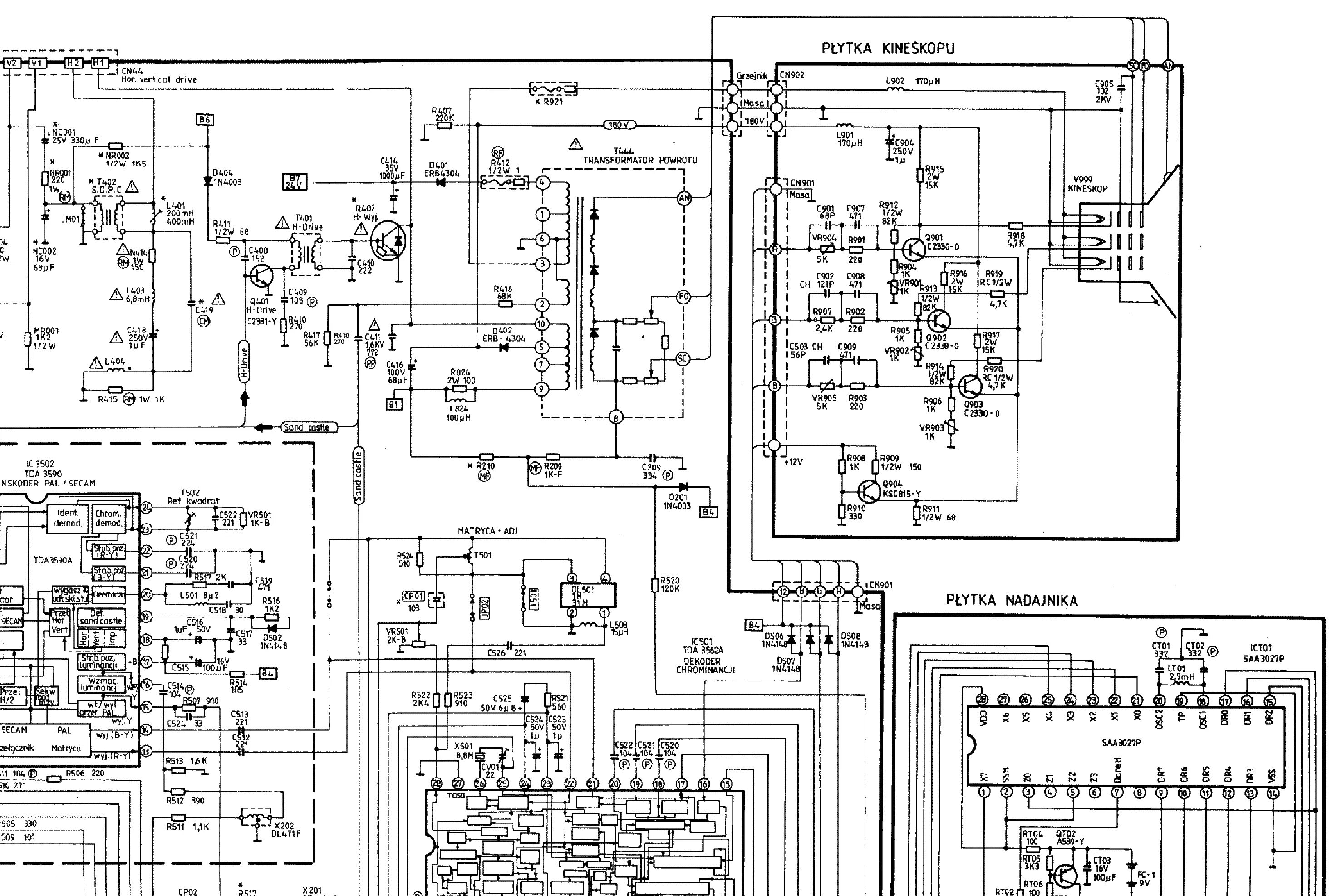 Принципиальная электрическая схема телевизора samsung SAMSUNG P58SC CHASSIS CK50132 TV D Service Manual download, schematics, eeprom, 