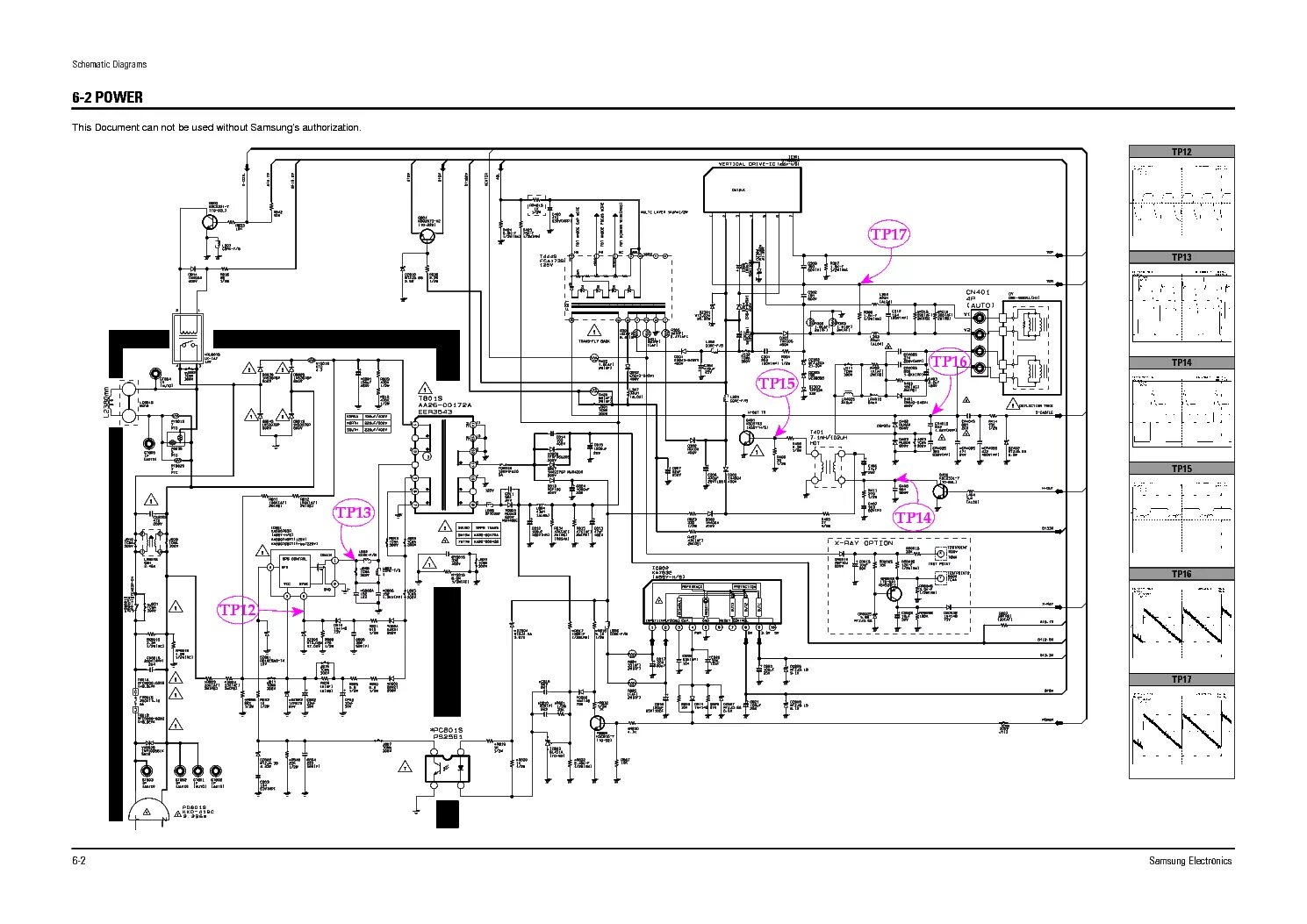 SAMSUNG P64SH1 CHASSIS TV D SCH Service Manual download, schematics, eeprom, rep