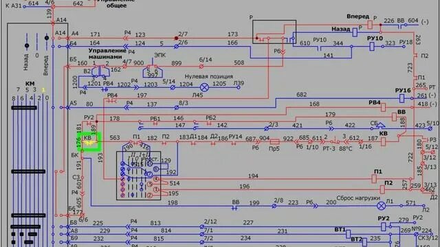 Принципиальная электрическая схема тэм2у работа схемы тепловоза тэм 2 при движении - смотреть видео онлайн от "Теплоедств