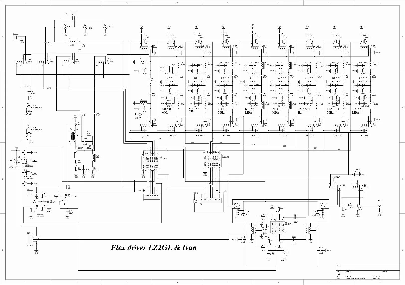 Принципиальная электрическая схема tibet sdr 40 Transceivers LZ2GL