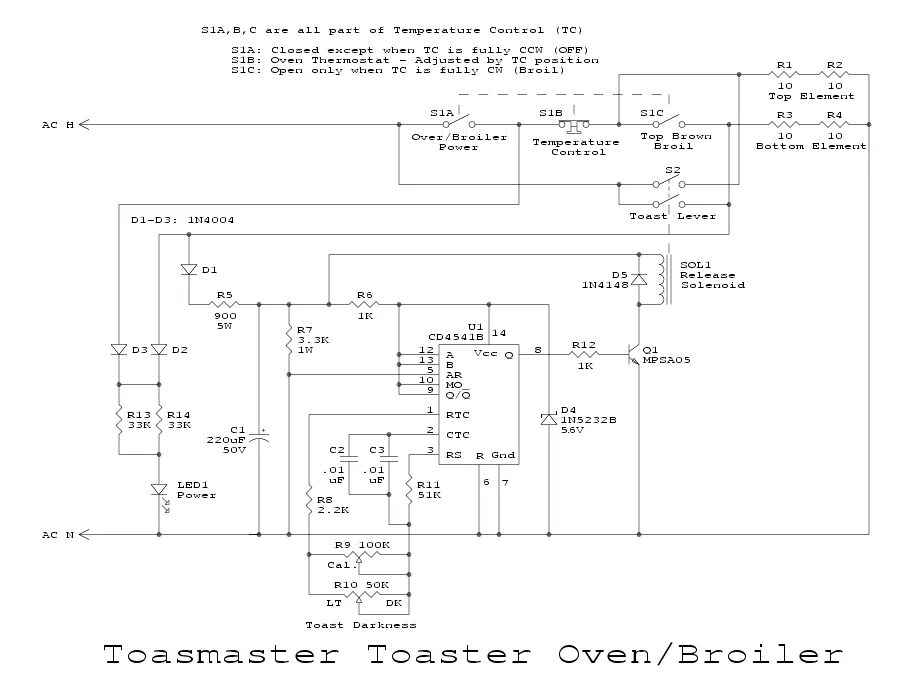 Принципиальная электрическая схема тостера sa 7603 New Circuits Page 174 :: Next.gr