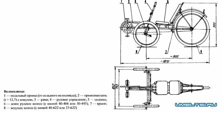 Принципиальная электрическая схема трехколесного велосипеда чемпион Веломобиль своими руками (+ фото, видео)