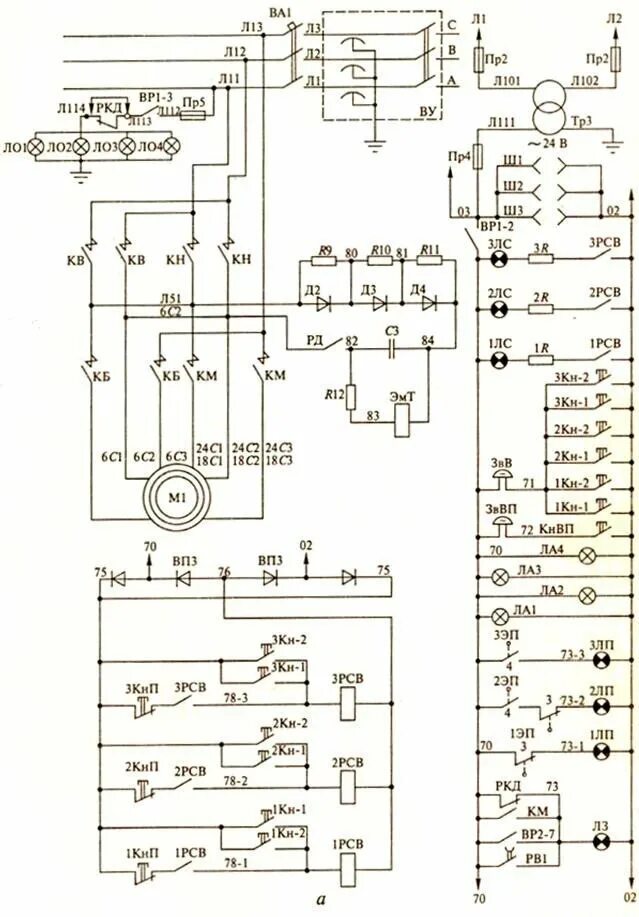 Принципиальная электрическая схема управления лифтовой установки Энциклопедия занимательной кинематики. Колхоз-стайл.Гибридный лифт/подъёмник в м