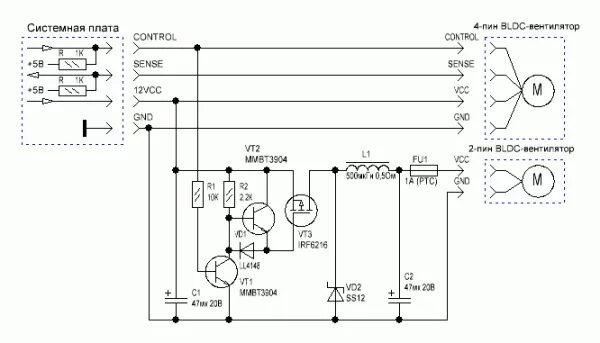 Принципиальная электрическая схема вентилятора Контент nvju1967 - Страница 50 - Форум по радиоэлектронике