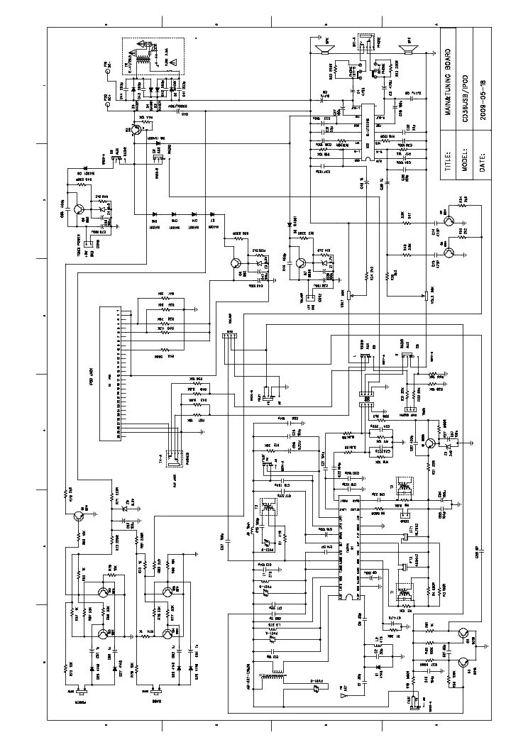 Принципиальная электрическая схема vitek VITEK VT-3450 SCH Service Manual download, schematics, eeprom, repair info for e