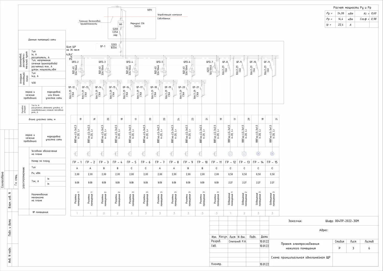 Принципиальная однолинейная схема щита Смета на наружное электроснабжение в Сколково: 120 проектировщиков с отзывами и 