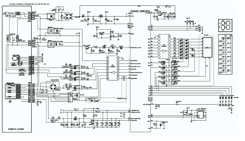 Принципиальная схема электрической машины Ответы Mail.ru: Помогите найти схему на стиральную машину samsung s 852