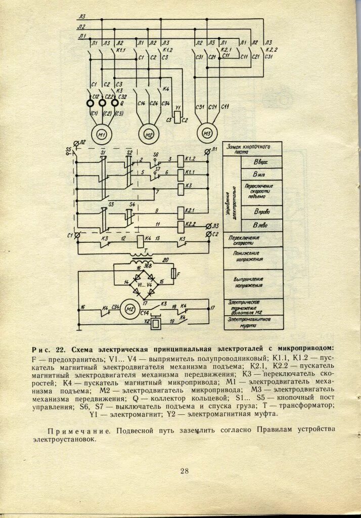 Принципиальная схема электрической тали Таль электрическая пульт управления - найдено 84 картинок