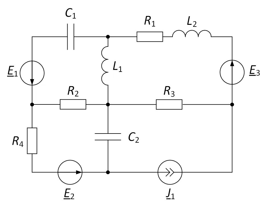 Принципиальная схема электрической цепи Метод контурных токов для расчёта электрических цепей FaultAn.ru Дзен