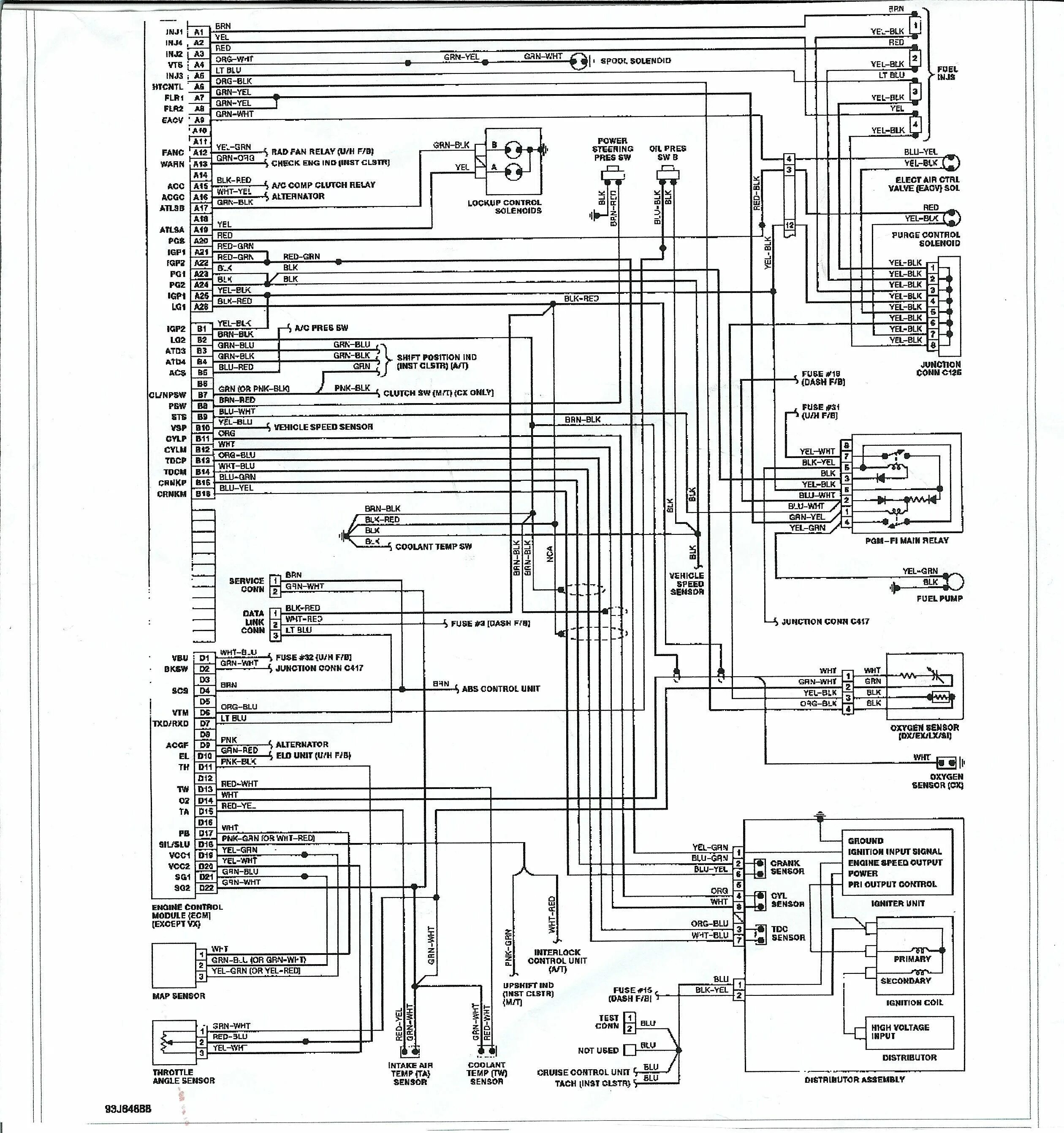 Принципиальная схема гибридной установки хонда цивик Honda Civik Ek Engine Wiring Diagram Honda civic engine, Honda civic, Electrical