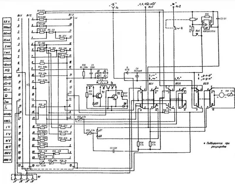 Принципиальная схема и электрическая прибора маг 30 Электроизмерительный прибор Ц4342-М1 - купить онлайн в магазине Атталион