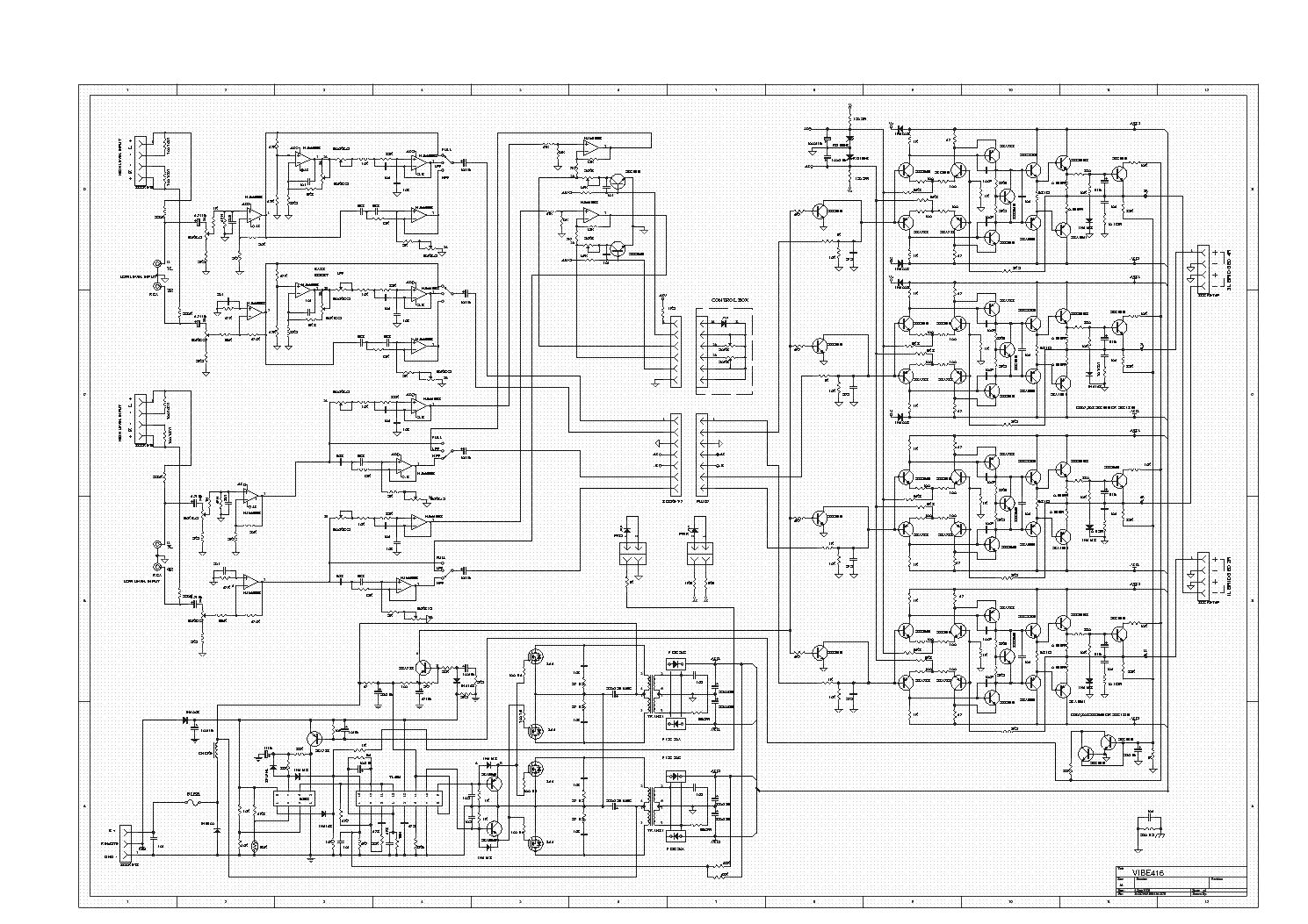 Принципиальная схема усилителя etx 18sp eu sab LANZAR VIBE416 CAR AMPLIFIER SCH Service Manual download, schematics, eeprom, re