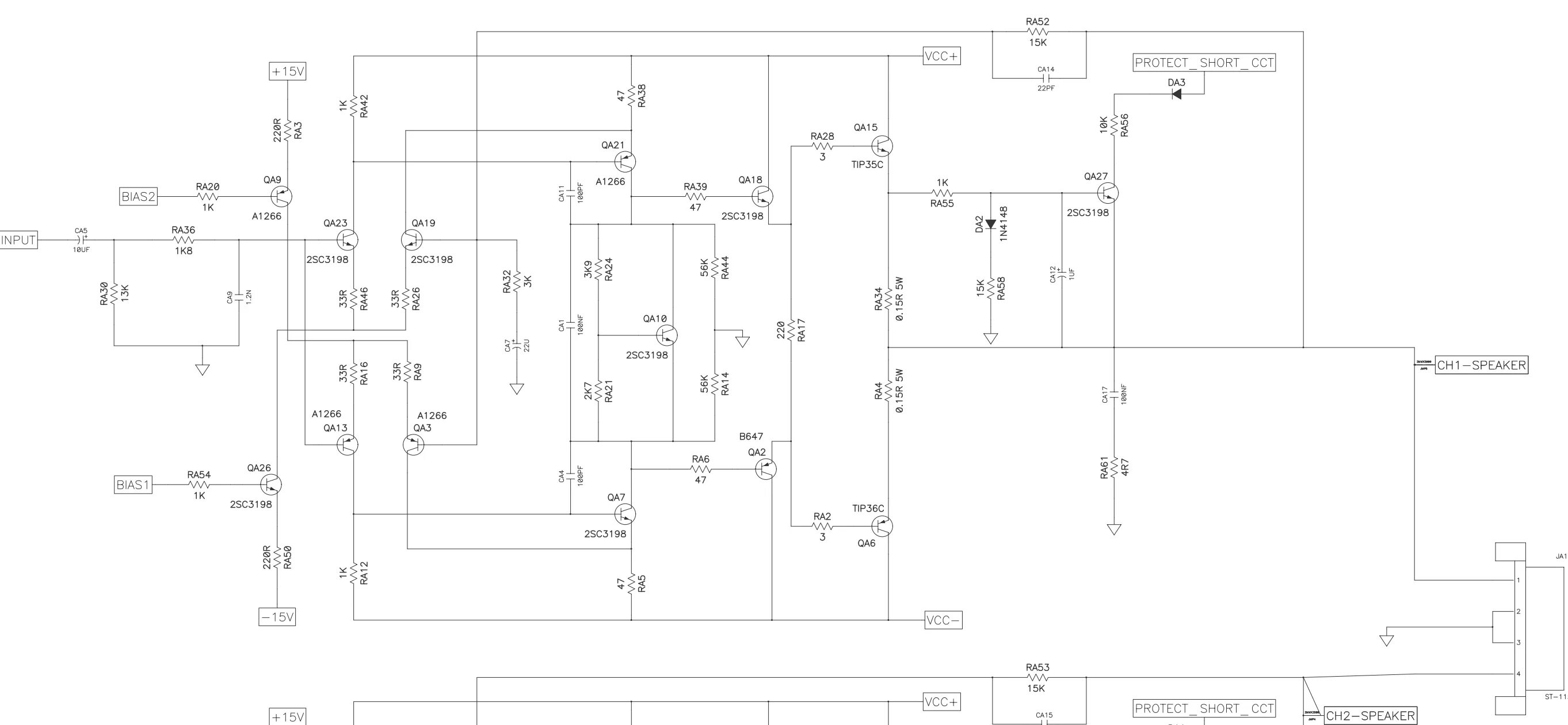 Принципиальная схема усилителя etx 18sp eu sab Унч Blaupunkt Vpa2120 - Дайте схему! - Форум по радиоэлектронике