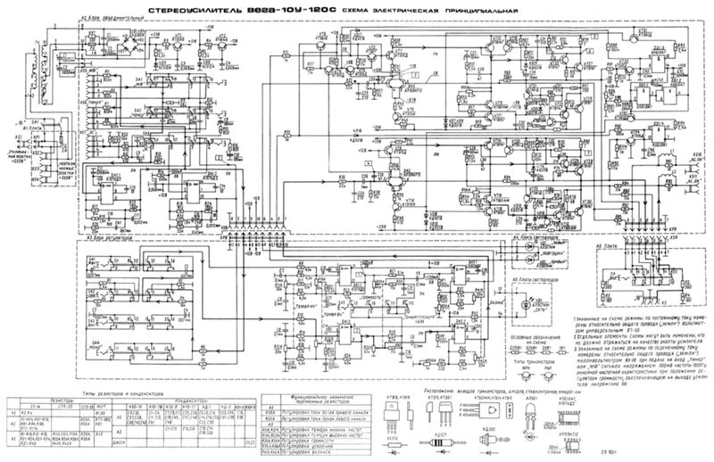 Принципиальная схема усилителя вега 10у 120с Ответы Mail.ru: Вопрос По Темброблоку С Вега 10У-120С